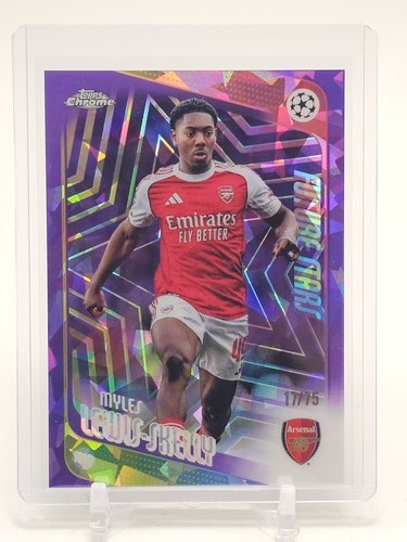 MYLES LEWIS-SKELLY 2025 TOPPS CHROME UCL SAPPHIRE FUTURE STARS PURPLE /75 Q1405