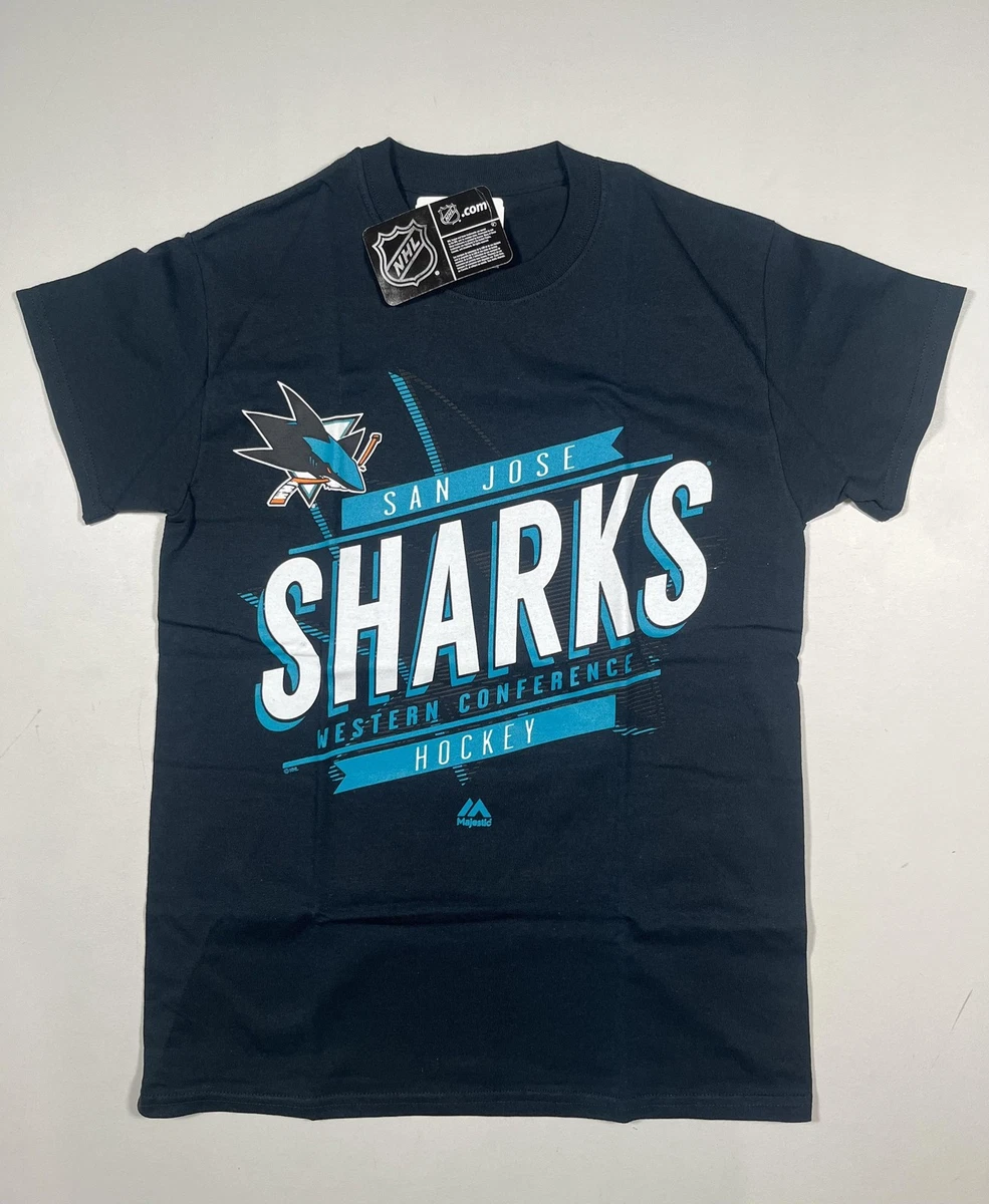 T-shirt avec nom et numéro San Jose Sharks bleu sarcelle de