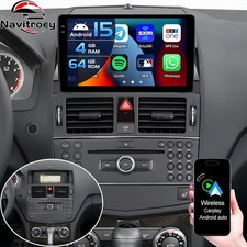 4+64GB Carplay Für Mercedes Benz C-Klasse W204 S204 Android 15 Autoradio GPS Nav 4+64GB Carplay Für Mercedes Benz C-Klasse W204 S204 Android 15 Autoradio GPS Nav