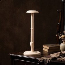 Wooden Hat Stand Unfinished Dome-Shaped Hat Stand Rustic for Boutique Counters