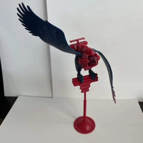 Vintage 1983 MOTU Masters of the Universe SCREECH Complete Action Figure & Stand