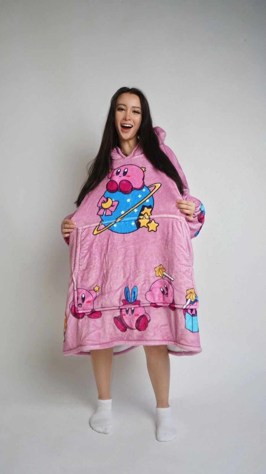 Kirby Sherpa Oversized Blanket Hoodie