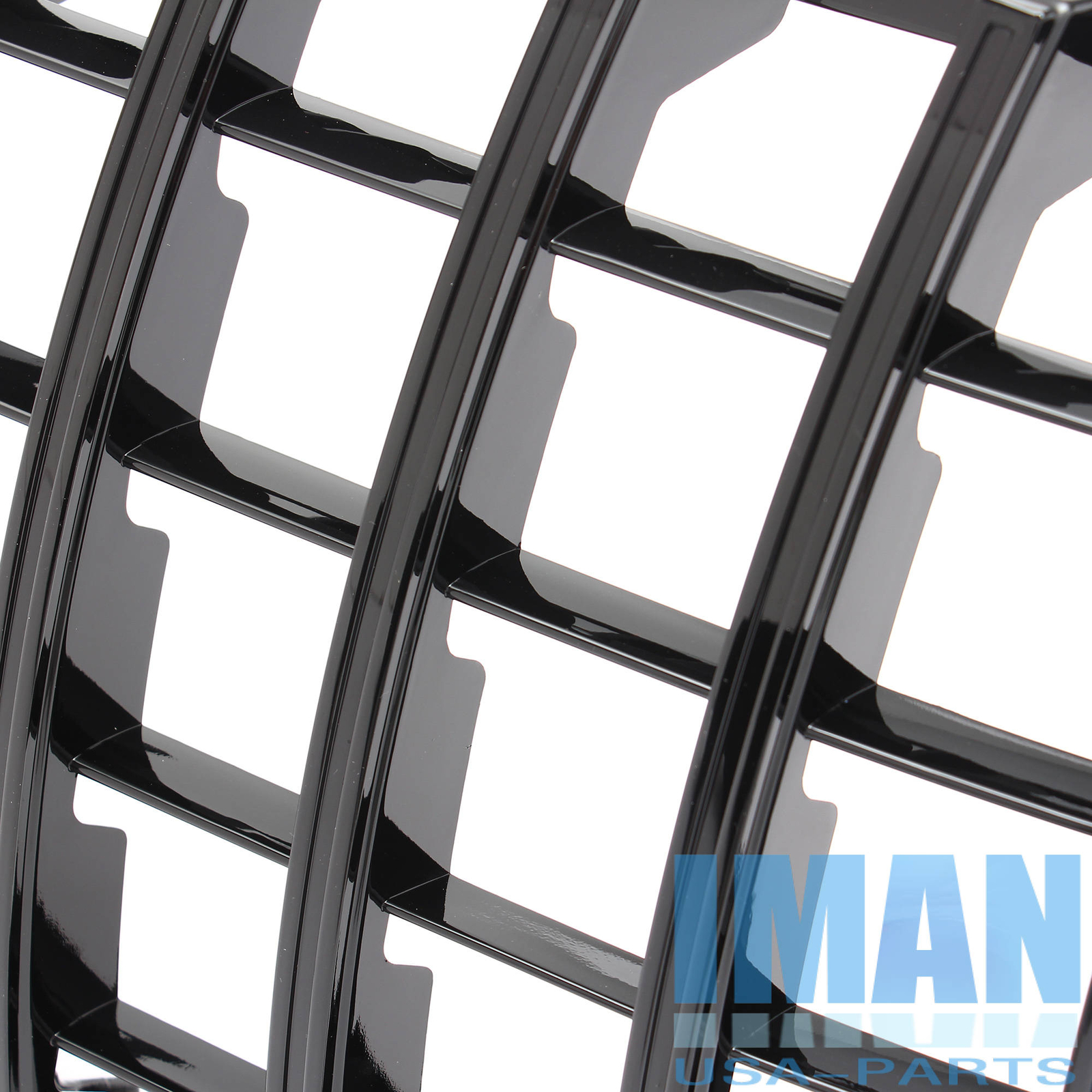 Black GT Style Grill Front Grille For Mercedes X166 GL500 GL550 GL63AMG ...