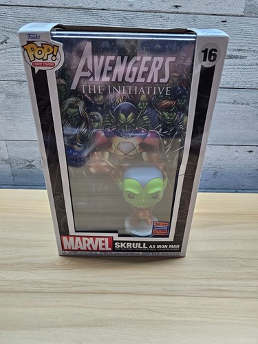 COPERTINE FUMETTI FUNKO POPS - SKRULL AS IRON MAN - #16 - NUOVE CON SCATOLA - Foto 2 di 10