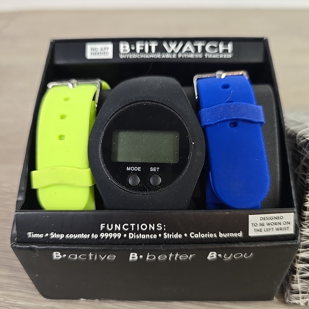 NIB B-Active Interchangeable Fitness Tracker Watch W/ Bands  display picture 2