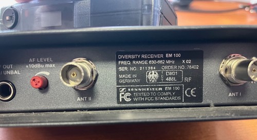 Sennheiser EW G1 Set 630-662Mhz Range B - Bild 3 von 3