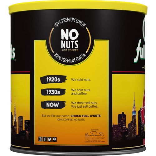 Medium Roast Ground Coffee, Original Blend, 30.5 Oz Can - Picture 12 of 12