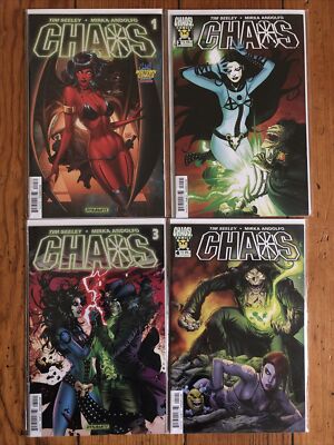 CHAOS 1 2 3 4 (2014 Dynamite) w/ Purgatori Variant Cover #1 NEW NM/NM+
