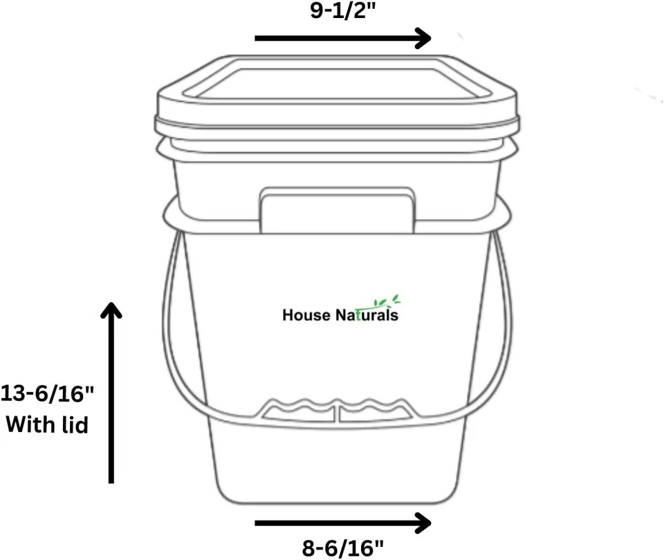 4 Gallon Square White Buckets - Pack of 20 food grade containers. NO LIDS - Image 3 of 3