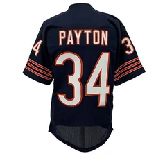 Walter Payton Jersey Blue Chicago | Sizes S-5XL Unsigned Custom Sewn Stitched