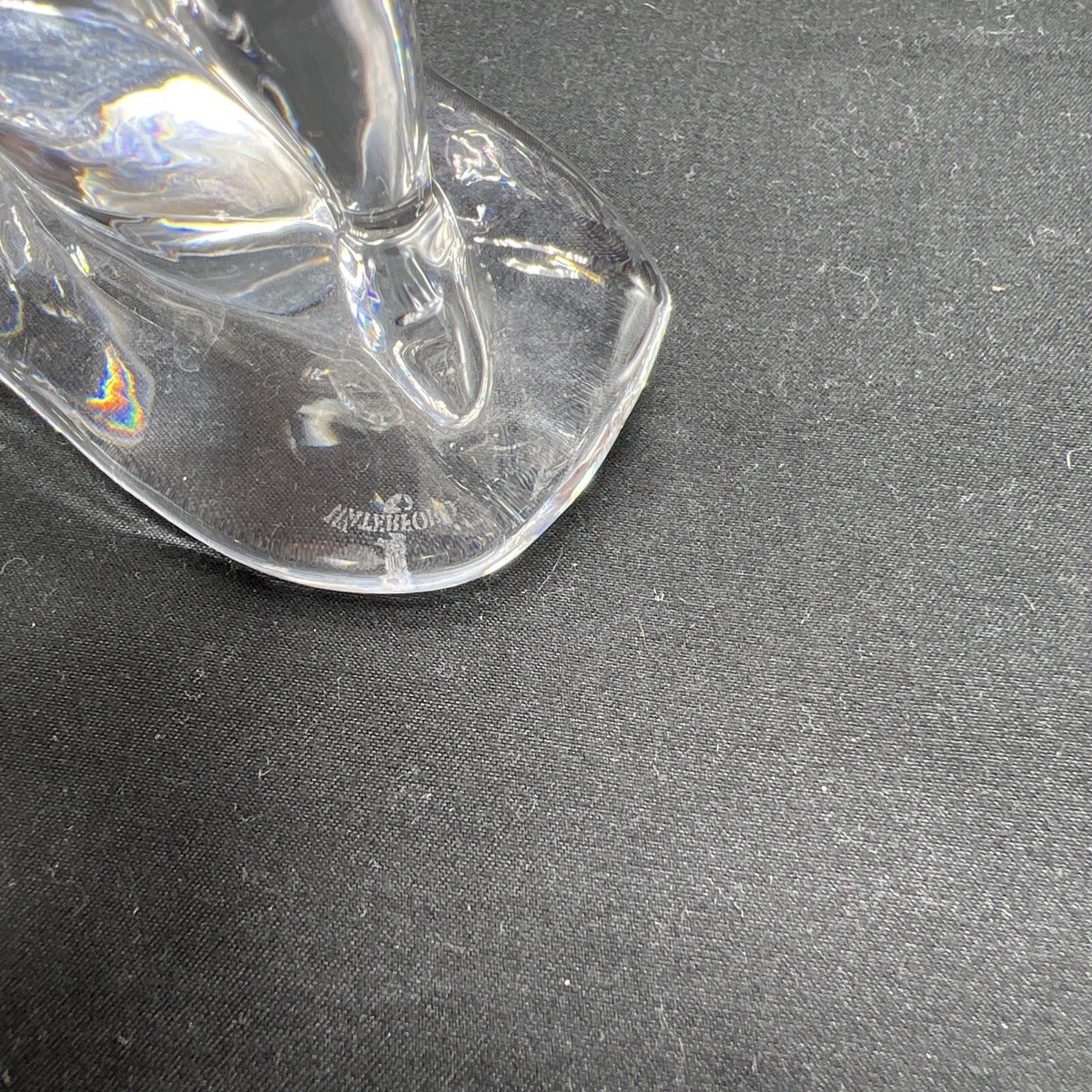 Waterford Crystal male and female golfers 7 inches $30 Pair Or $20