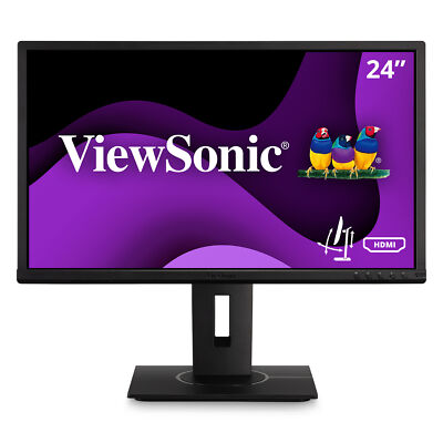 ViewSonic IPS Monitor VG2440 24'' 1080p Ergonomic with vDisplyManager, HDMI, DP