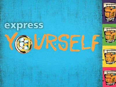 Postcard Express Yourself Heathrow Express Advertising Card