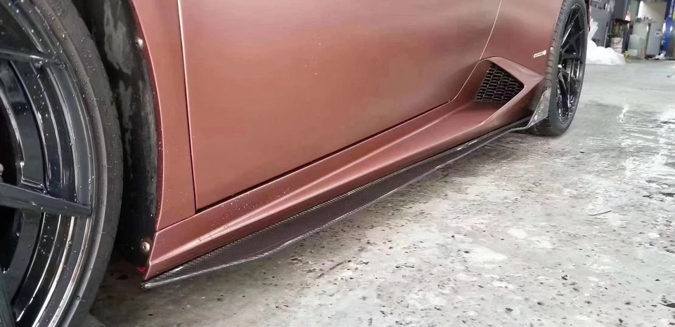 Saia lateral de fibra de carbono para Lamborghini Huracan LP580 LP610 - Imagem 3 de 3