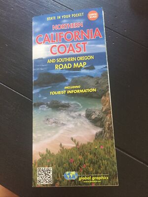 Northern California Coast Map - Bodega Bay Redwood Coast GG Pub.    
