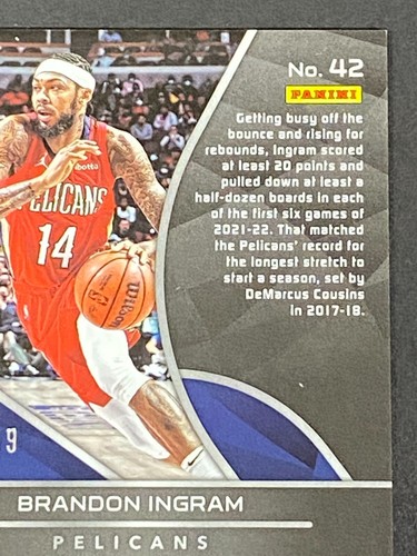 Brandon Ingram 2021-22 Panini Spectra #42 #ed 44/99 - Picture 8 of 10
