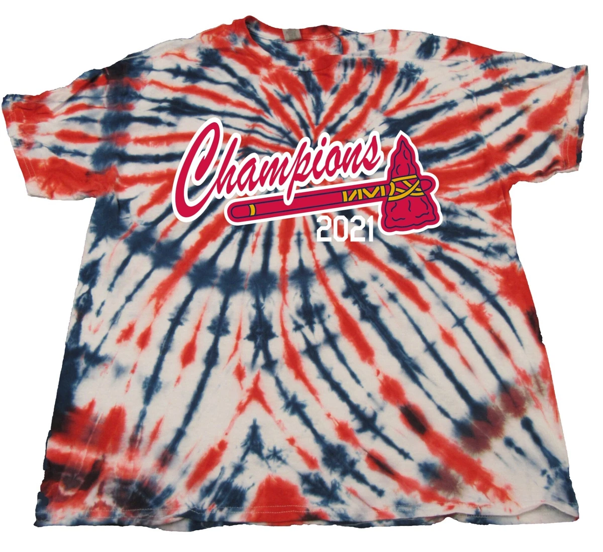 Tie dye sales atlanta braves shirt