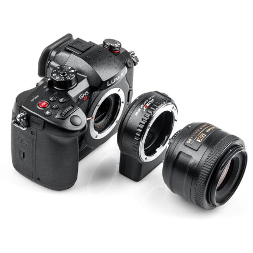 Adaptador de montaje de lente de enfoque automático Viltrox NF-M1 para lente de montaje F a cámara Micro M4/3 - Imagen 5 de 6