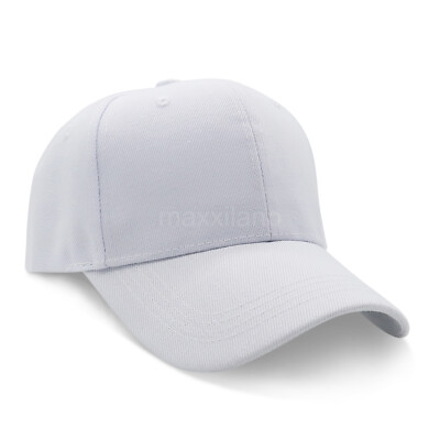 Blank Trucker Baseball Cap Solid Plain Adjustable Unisex Hat Men Women Adult