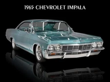1965 Chevrolet Impala Hot Rod New Metal Sign: 12 x 16" & Free Shipping