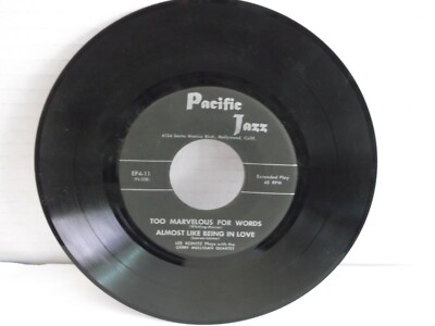 Lee Konitz,Pac.Jaz EP4-11,''Plays With The Gerry Mulligan Quartet''US,7'' EP,jazz,M