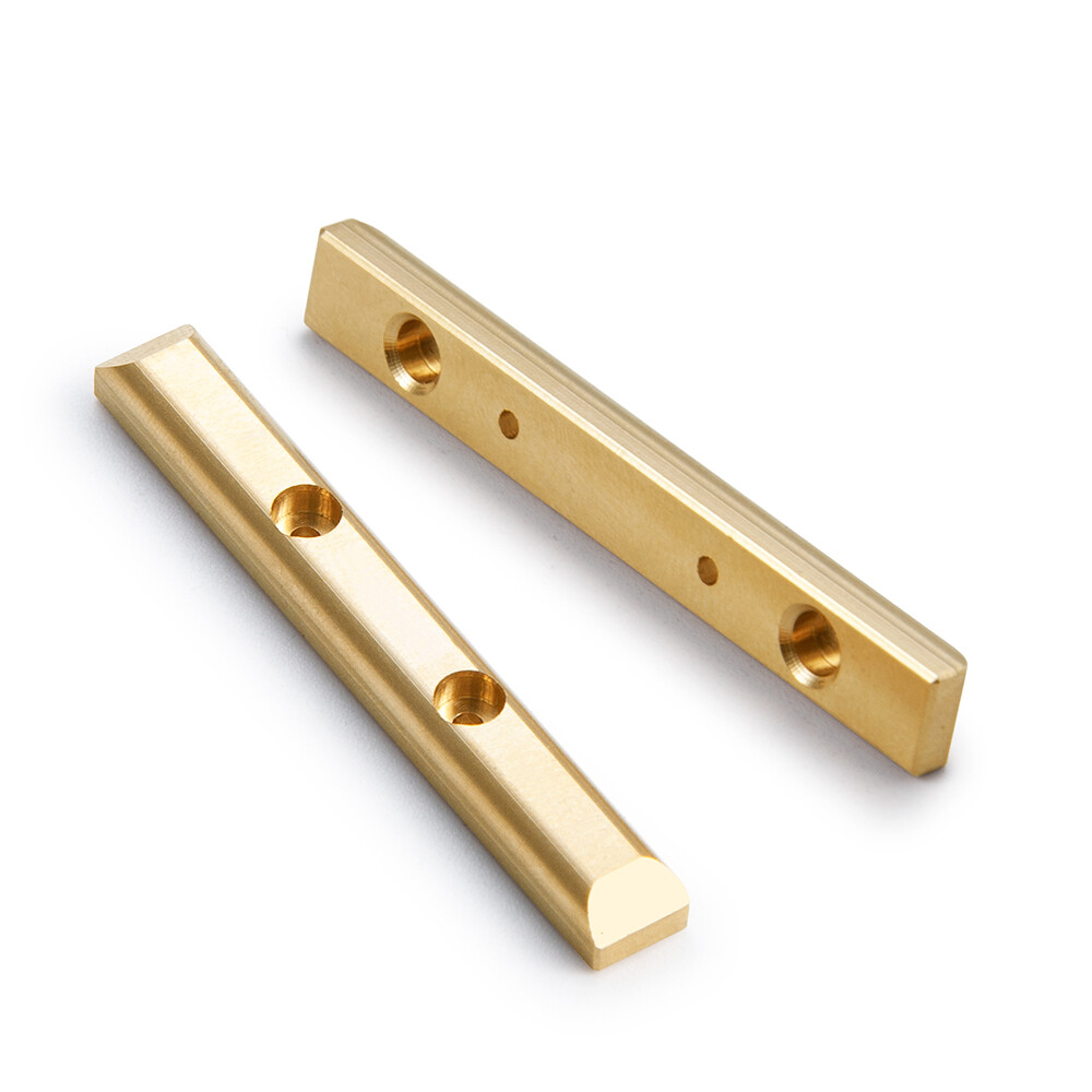 Brass Boulder Bars Rails Skid Plate Protector For 1/24 Axial SCX24 90081 RC Car