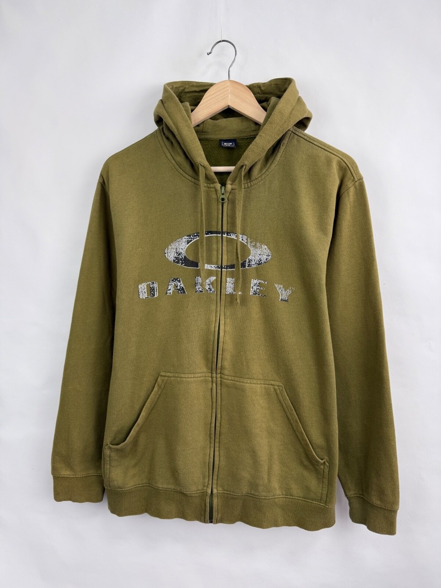 🇺🇸 Vintage Y2K Oakley Military Style Hoodie Rare Retro Hype size