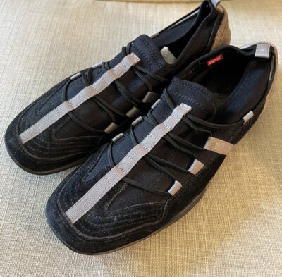 Vintage Esprit Women s Slip On Sneakers Paris 1999 Black EUR 41 US 10.5 Suede