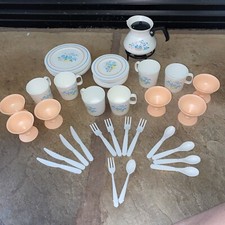 CHILTON GLOBE Country Cornflower Toy Dishes Kitchenware 40 Pc Set