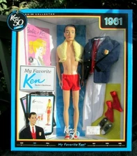 NIB "MY FAVORITE KEN DOLL"~50th ANNIVERSARY 1961 REPRO GIFT BOX~*VICTORY DANCE* 