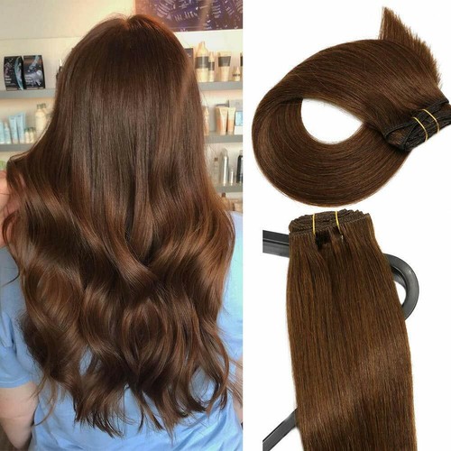Sew In Hair Extensions Long To 28inch Weave Remy Human Hair Weft 100g Highlight - Picture 13 of 34
