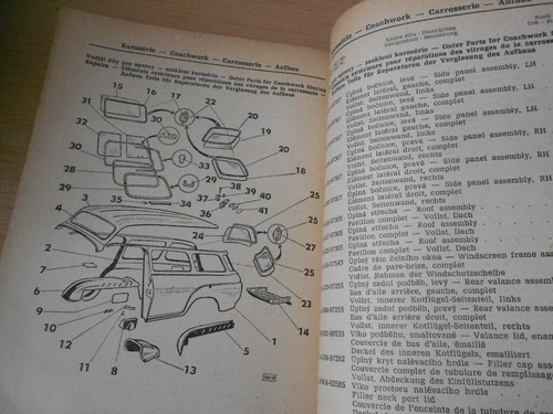 1961 1962 Skoda 1202 List of Spare Parts Catalog Factory Original Vintage OEM - Picture 11 of 13