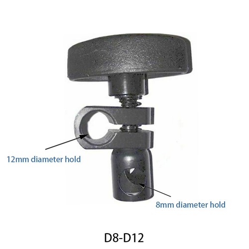 Sleeve Lever Swivel Dovetail Clamp Chuck Fits Dial Test Indicator 8mm & 12mm Dia - Picture 3 of 5