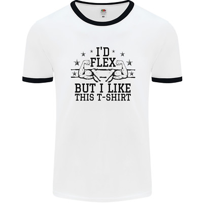 Gym Id Flex but I Like This lustiges Herren Ringer T-Shirt