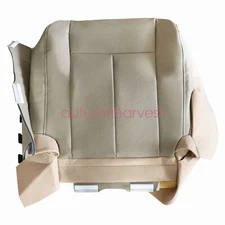 Driver Bottom Perforated Leather AC Seat Cover Tan For 2007-2014 Ford Expedition
