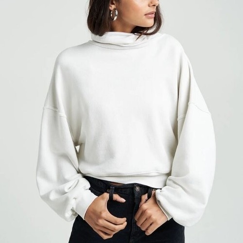 NEW AGOLDE BALLOON SLEEVE TURTLENECK 