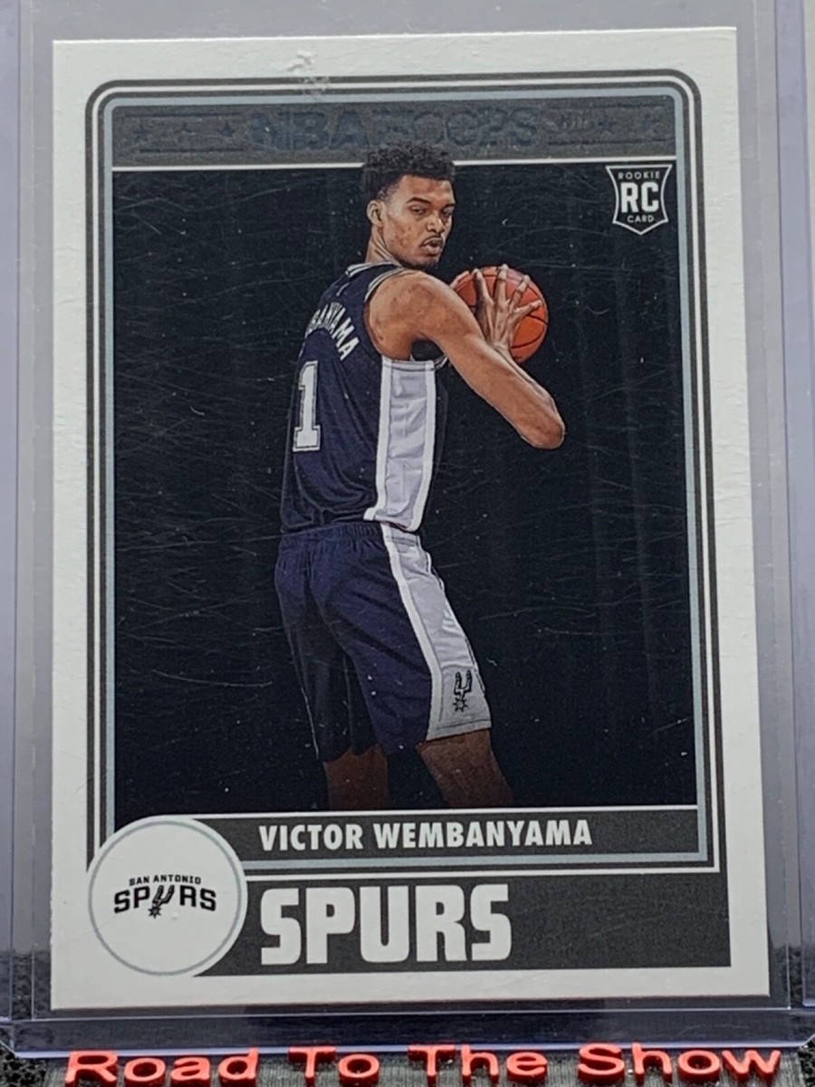 2023-24 Panini NBA Hoops Victor Wembanyama Hoops Tribute Base RC