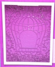 Gemini 3D Simply Sweet Embossing Folder Size 5x7 by Crafters Companion Free Ship