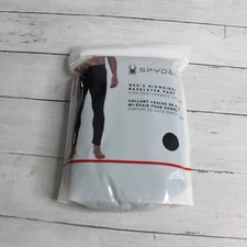 Spyder Men's Base Layer Pants Size L Long Johns Underwear Performance Black
