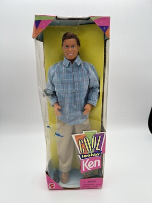 Vintage 1998 Cool Lookin' Ken Doll-New in Box-Sunglasses & Phone