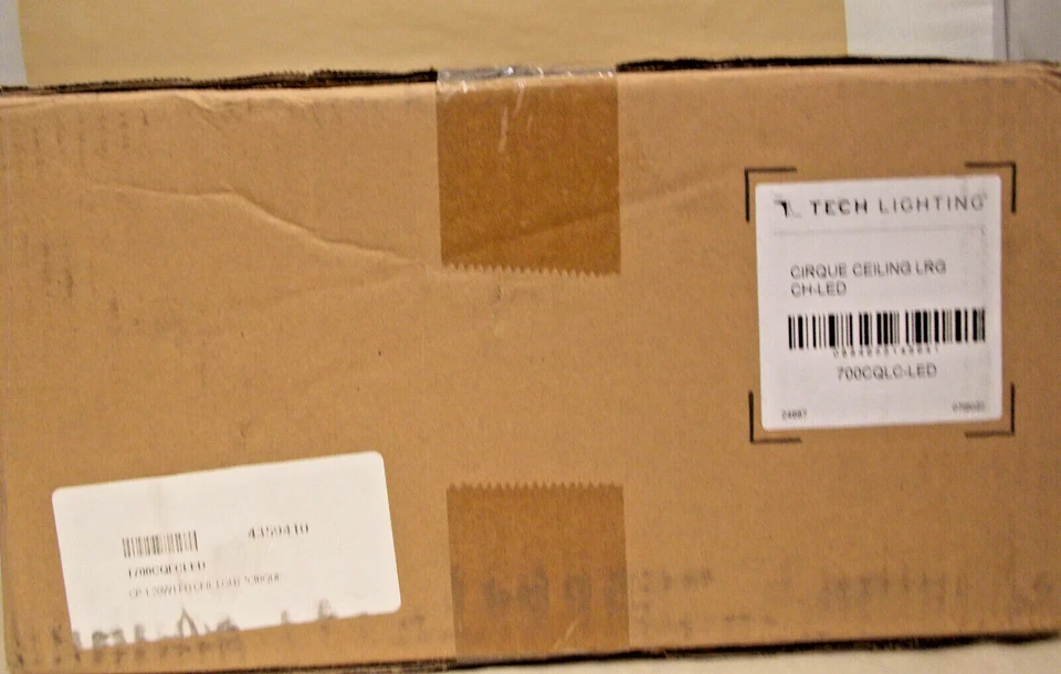 Tech Lighting 700CQLC Cirque 11" Wide LED Flush Mount Light w LED Module-Chrome - Image 3 of 3