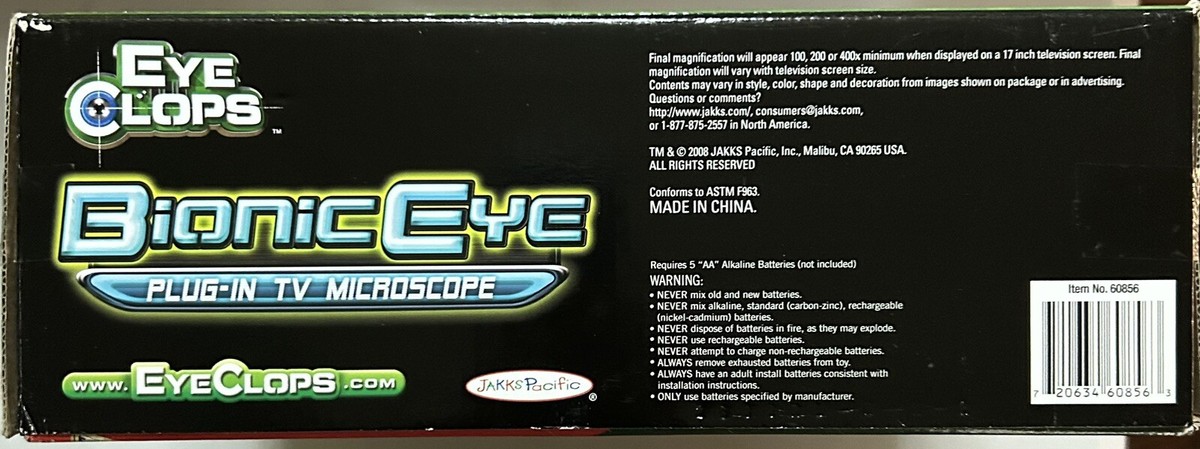 Eye Clops Bionic Eye w/3 magnifications, Model 60856, NRFB | eBay