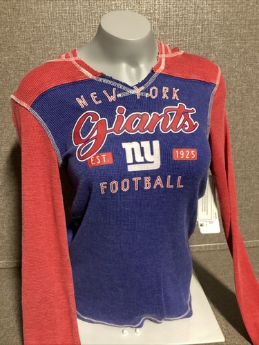 NFL Girls NY Giants Long Sleeve Hooded Shirts new with tags