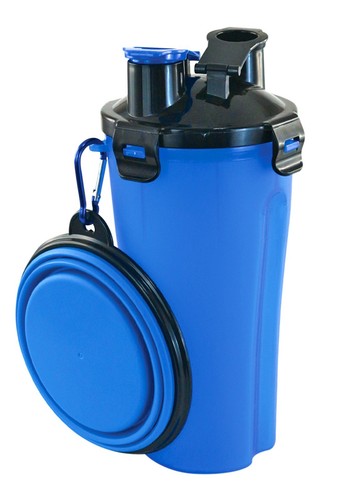 Love2Pet 2-in-1 Pet Travel Feeder - Keep Pet Hydrated & Fed While on the Road - Picture 6 of 8