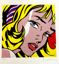 Roy Lichtenstein Litografia COA -Murakami Stella crayon