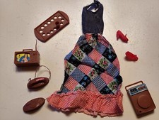 Original Busy Barbie Kleidung Zubehör Mattel 70er Vintage