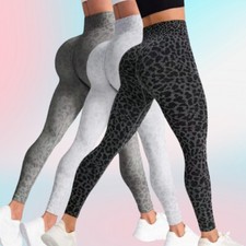 Women's Scrunch Butt Lifting Workout Leggings Seamless High Waisted Yoga Pants