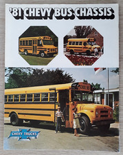 Chevrolet Bus Chassis Brochure 1981 - G30  P30  B60  Van  Suburban