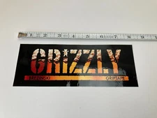 Vintage Grizzly Grip Tape Skateboarding Sticker