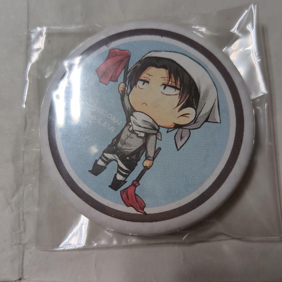 Attack On Titan Levi Can Badge Cleaning